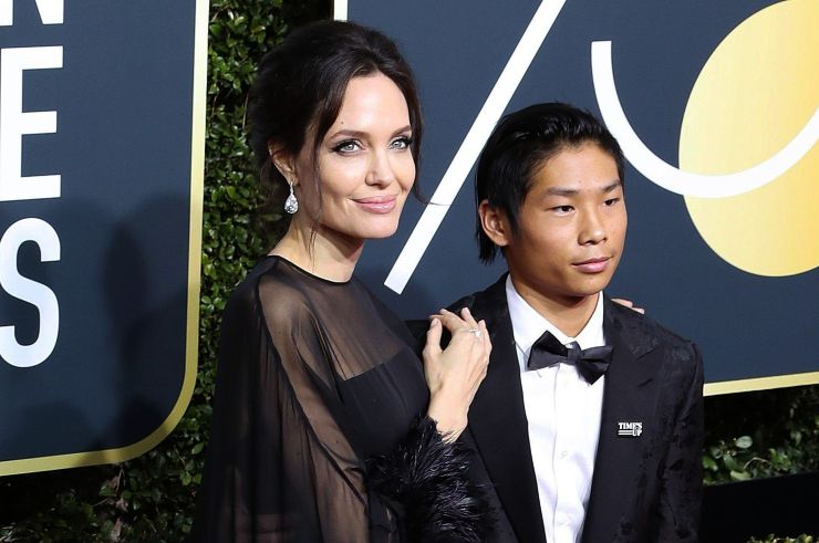 Angelina Jolie e suo figlio Pax