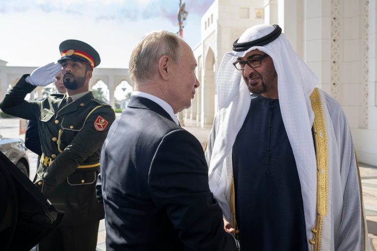 Putin negli Emirati Arabi